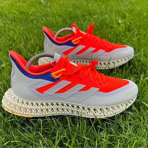Running shoes Adidas 4DFWD 2 Solar red blue mens brand new 9 9,5 10 us - Picture 5 of 8